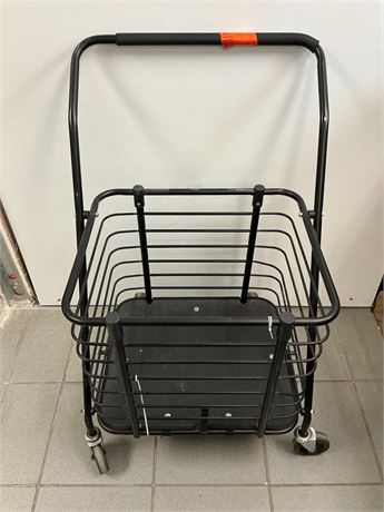 Chariot de magasinage pliable