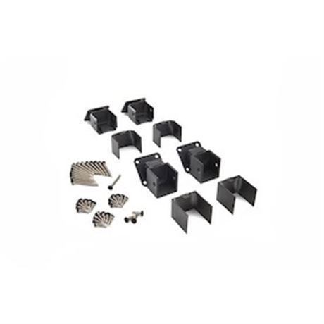 Pq de supports pivotants d'escalier Trex Select alu noir charbon