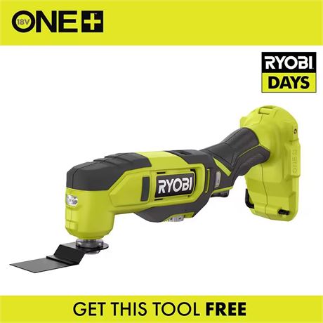 RYOBI — Outil multifonction oscillant ONE+ 18 V (outil seulement)