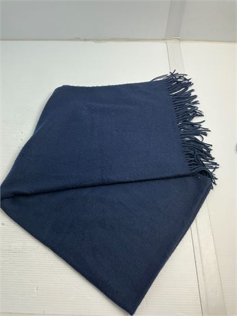 Foulard bleu taille unique
