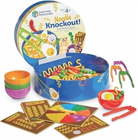 Jeu motricité fine Noodle Knockout