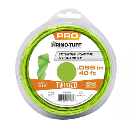 LOT DE 3 - Fil universel torsadé Pro 0,095 x 40 pi pour gaz et sans fil