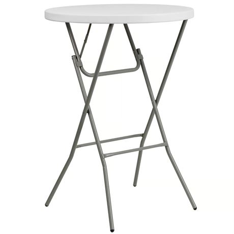 Table pliante hauteur bar ronde Flash Furniture contemp. 32 x 32 x 44 po