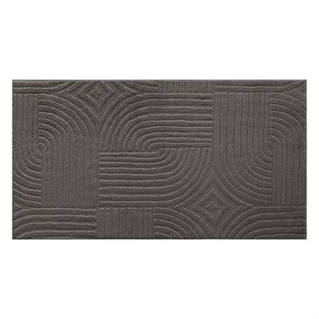 Tapis TOWN & COUNTRY Stone Geo Curve feutre doux Everwash lavable