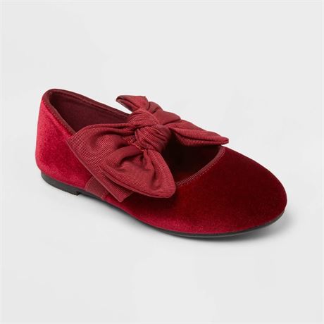 Ballerines Mary Jane Chloe tout-petites filles C&J rouge 12T