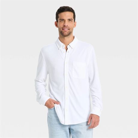 XL - Chemise Comfort Wear manches longues Goodfellow & Co blanc