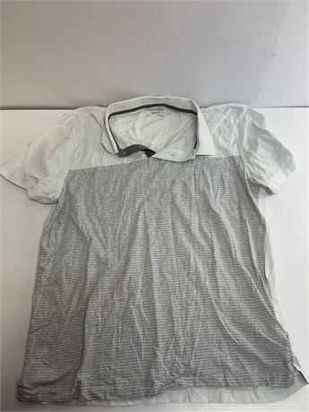 Polo gris/blanc homme Calvin Klein gr.XL