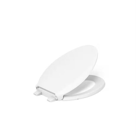 Siège de toilette KOHLER Cachet allongé antimicrobien fermeture lente blanc