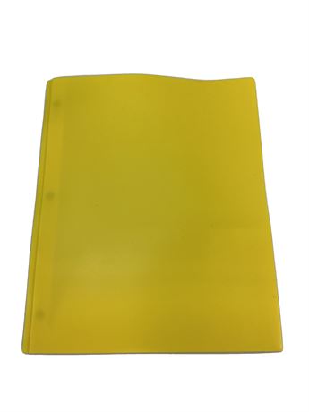 Ens. de 2 portfolios poly à 2 pochettes avec attaches