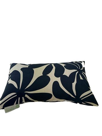 Coussin bleu 10 x 18 po extérieur