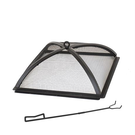 Pare-étincelles foyer acier noir Blue Sky Outdoor Living 3,2 lb + cric