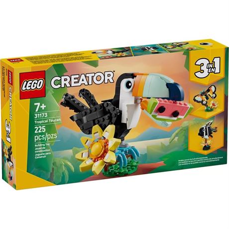 MANUEL TOUCAN MANQUANT - LEGO Creator Tropical 3 en 1 toucan 225 pcs multi