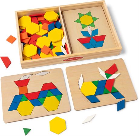Jeu éducatif blocs Melissa & Doug (120 pièces)