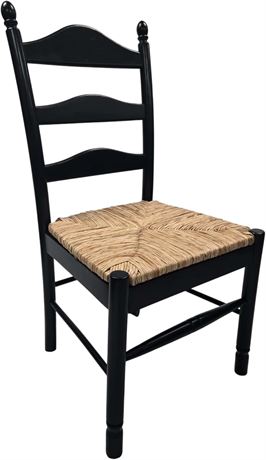Chaise Carolina Classic Freya noir antique