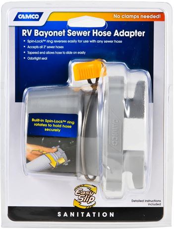 Adaptateur tuyau égout Camco