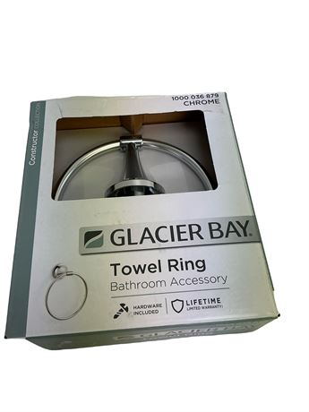 Anneau porte-serviettes Glacier Bay chrome