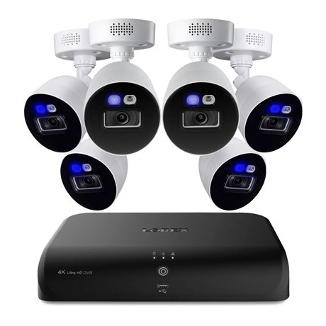 Système de surveillance DVR Lorex Fusion 4K 12 canaux 2 To filaire + caméras