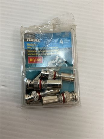 Connecteurs BNC à compression RG-59 (paquet de 4)