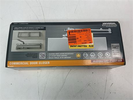 Ferme-porte commercial aluminium robuste