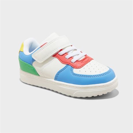 Espadrilles Jaid tout-petits Cat & Jack bleu/blanc/rouge 6T faux cuir