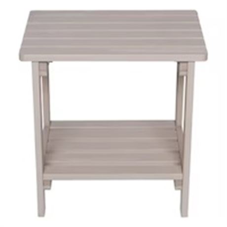 Table d'appoint extérieure rectangulaire Shine Company 14 x 19,75 po