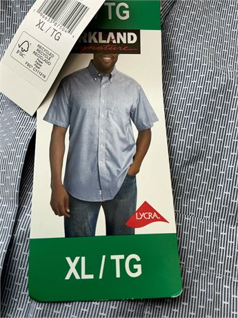 Chemise manches courtes Kirkland Signature – homme, taille XL