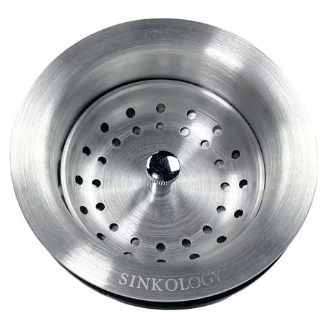 Drain filtre panier robuste SinkSense 3,5 po style poteau inox