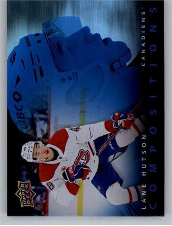 Upper Deck — Carte Compositions Lane Hutson #CMP-24 Canadiens