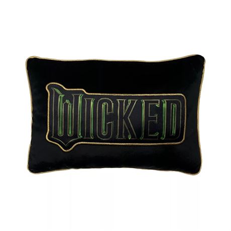 Coussin décoratif logo comédie musicale Wicked