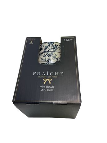 Mini bols Fraiche (paquet de 4)
