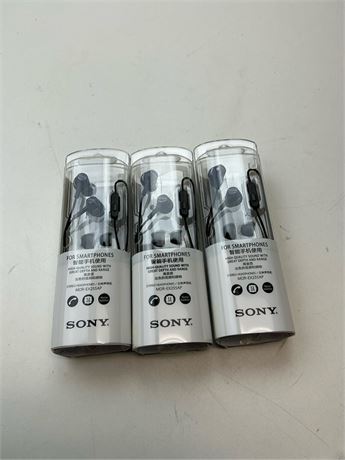 Écouteurs Sony – lot de 3