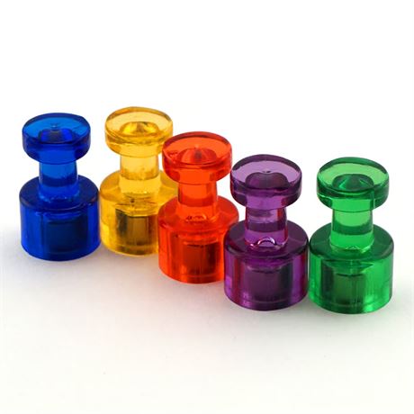 Punaises magnétiques assorties Magnet Source – lot de 10