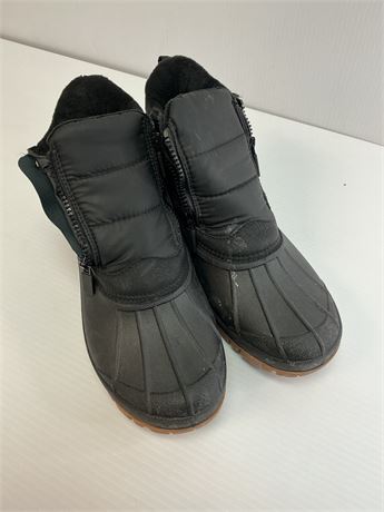 VOIR PHOTOS - Petites bottes noires THINSULATE gr.10