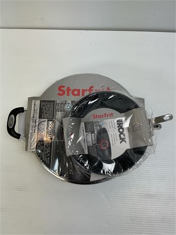 Poêles Starfrit The Rock 8 po et 12 po profonde avec couvercle