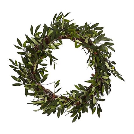 Couronne olive artificielle 20 po