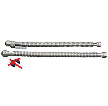 Trousse connexion chauffe-eau Everbilt 3/4 po SSPTC x 3/4 FIP