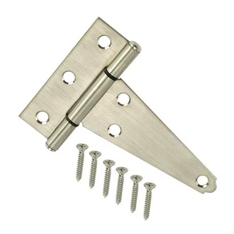 Charnière en T portail robuste inox 4 po
