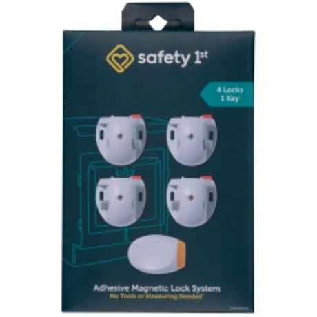 Loquets d’armoire en plastique blanc Safety 1st
