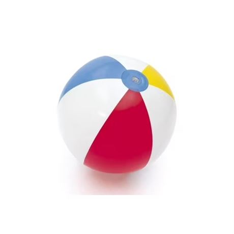 LOT DE 3 - Ballon de plage multicolore Play Day (13,4 po)