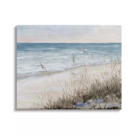 Toile murale Stupell Home Decor Beach Coast Line 24 X 30 po