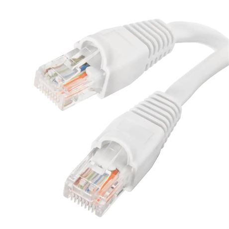Câble Ethernet Cat6 UTP blanc 50 pi