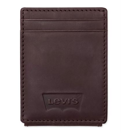 Portefeuille Levi's RFID poche avant hommes + pince à billets magnétique