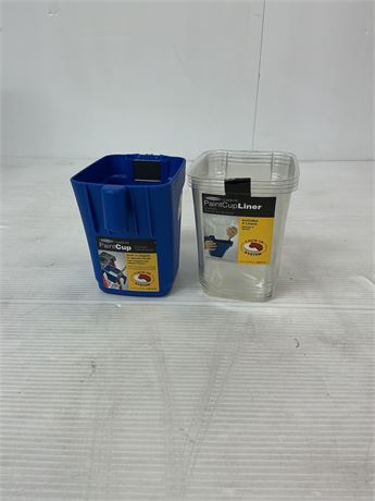 1 pot à peinture avec 3 doublures