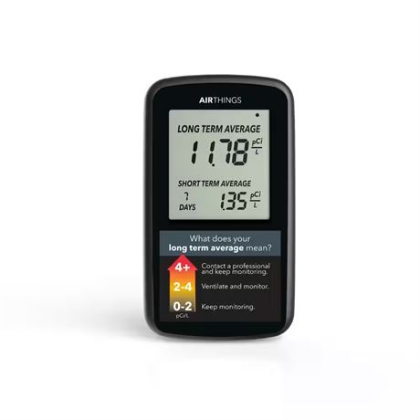 Détecteur numérique Airthings à piles