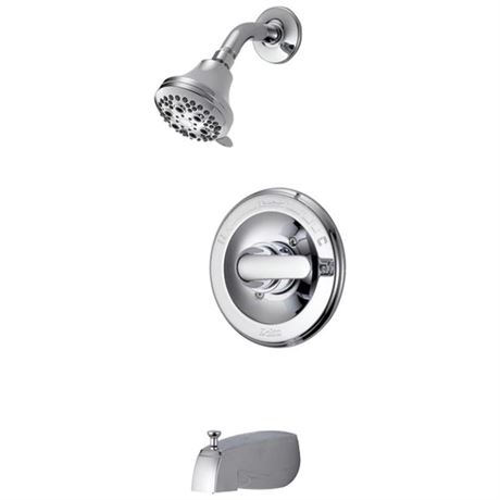Robinet bain/douche Delta Monitor 1 poignée chrome