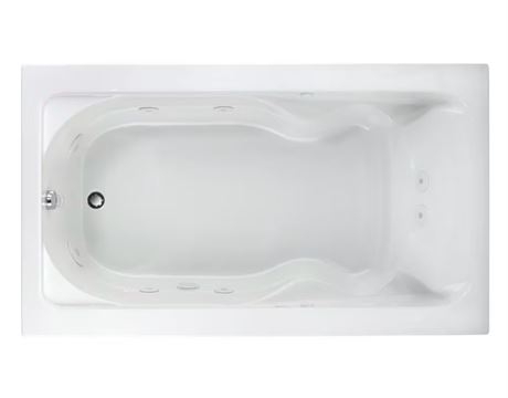 Baignoire à remous American Standard Lifetime Cadet 6 pi blanc