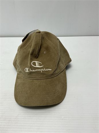 Casquette baseball adulte Champion Hobby velours côtelé - kaki