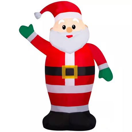 Gonflable de Noël 3,5 pi Père Noël LED AirBlown