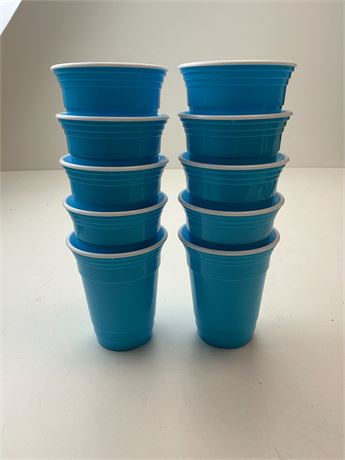 Gobelets en plastique rigide – lot de 10