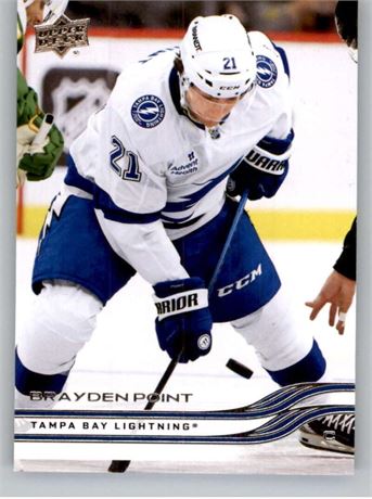 Carte de hockey Upper Deck 2025-26 Brayden Point Lightning